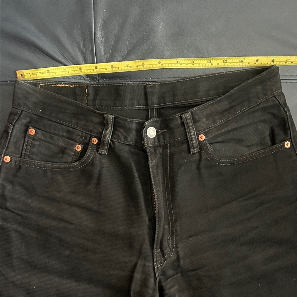 Levi Strauss 550 Wide Leg Black Women’s Jeans - Petite / Short length